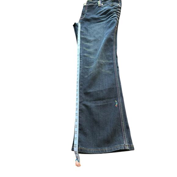 Coogi Women's Jeans Dark Wash Straight Leg Streetwear Stitched‎ Size 17/18 - Picture 11 of 12